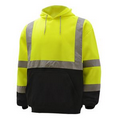 Lime/Black Class 3 Fleece Hooded Sweatshirt